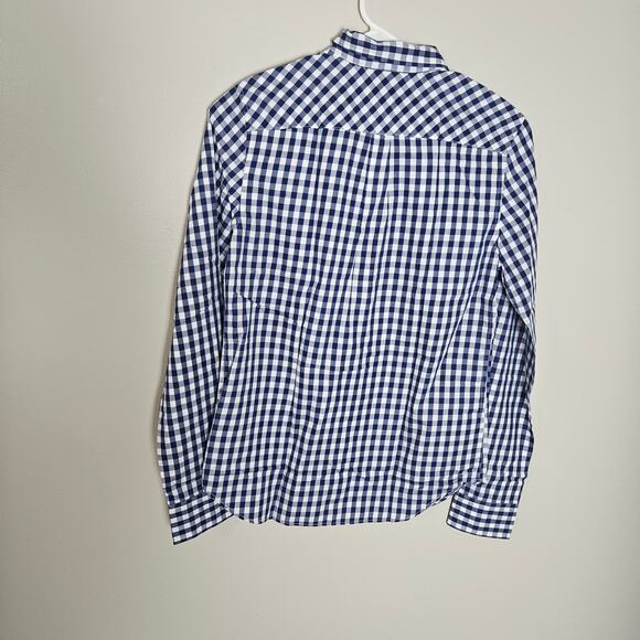 New Untuckit Belleza Plaid Button Down Cotton Long Sleeve Shirt Sz 2 - Picture 7 of 12